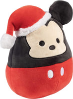 Squishmallows 8" Disney Mickey Mouse with Santa Hat