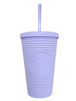 Starbucks 2021 Studded Cold Cup Tumbler 16oz Matte Lilac