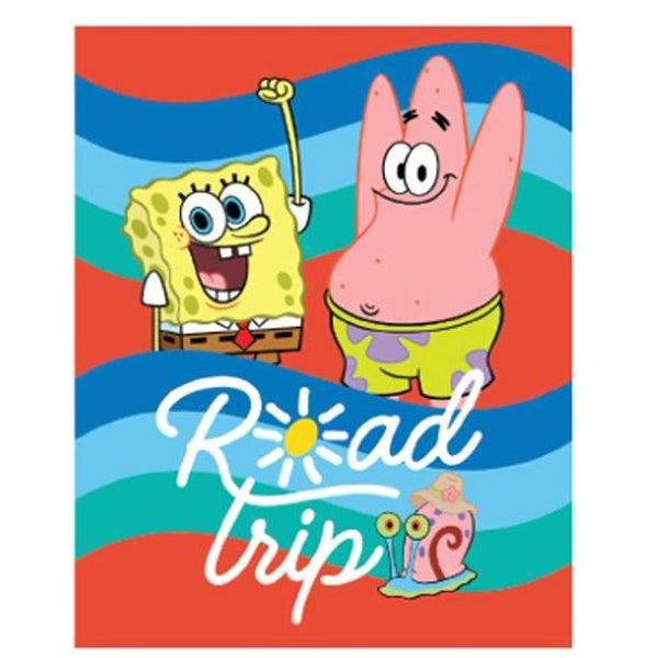 SpongeBob Squarepants Road Trip Silky Soft Throw