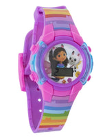 Gabby's Dollhouse Rainbow Flashing LCD Watch