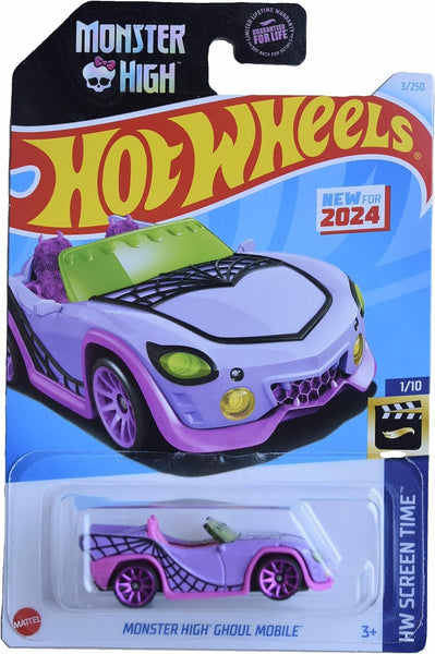 Hot Wheels Screen Time Monster High Ghoul Mobile 1/10