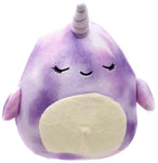 Squishmallows 8" Nabila the Narwhal with Sleepy Eyes