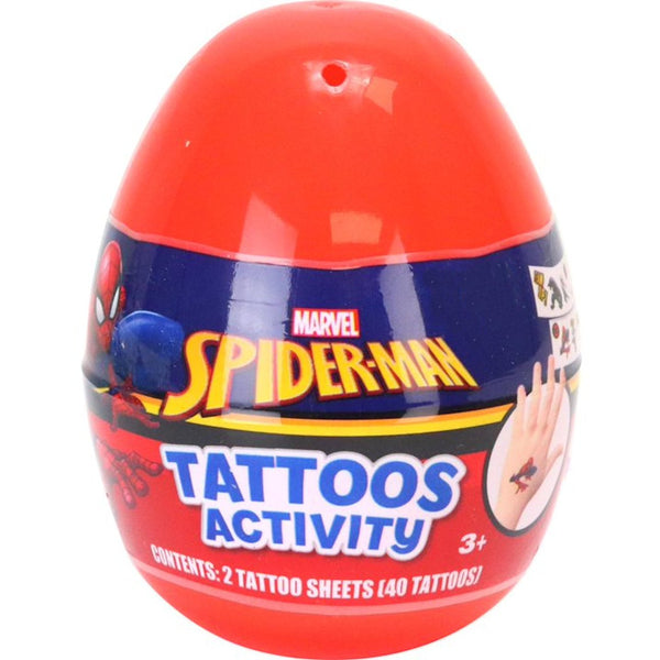 Spider Man Tattoos Activity Egg