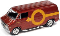 Johnny Lightning 2021 Boogie Vans 1976 Dodge and 1977 Ford Set 1/64 Release 4 B