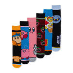 Kirby Mens 6 Pack Socks