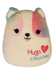 Squishmallows 8" Valentines Cyma the Corgi Hugs and Squishes