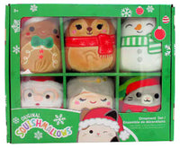 Squishmallows 5" Ornament Set 6 Piece Nick, Misty, Jordan, Darla, Manny and Toba