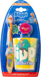 Blippi Kids Toothbrush Kit with Cover and Cup, 3PC