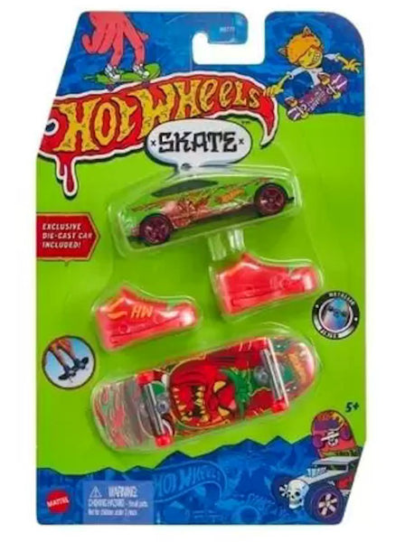 Hot Wheels Skate Fingerboard Tony Hawks Car and Fingerboard Set Grand Cross HNG62