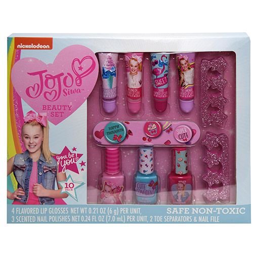 JoJo Siwa Cosmetic Swag 10 Pc Nail Set