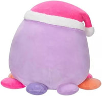 Squishmallows 5" Beula the Octopus with Santa Hat