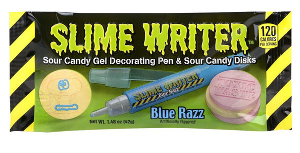 Toxic Waste Slime Writer Pen and Sour Candy Disk