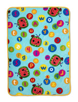 Cocomelon 40" x 50" " Coral Plush Toddler Blanket