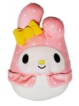 Squishmallows 6.5" Valentines Hello Kitty My Melody