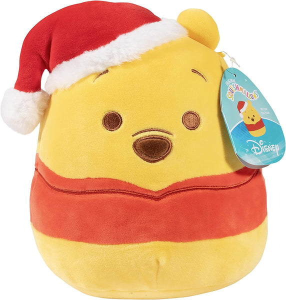 Squishmallows 8" Disney Winnie the Pooh with Santa Hat