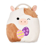 Squishmallows 12" Treat Pail Ronnie The Cow with Easter Egg