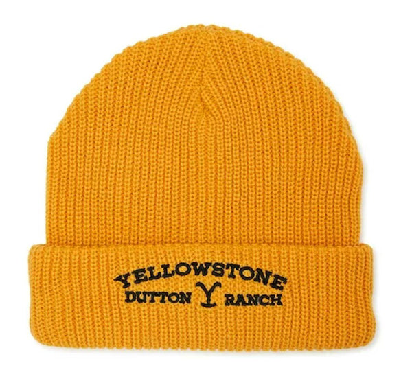 Yellowstone Dutton Ranch Embroidered Rib Knit Beanie