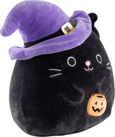 Squishmallows 8" Calio the Black Cat with Witch Hat