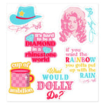 Dolly Party Party Supplies Reusable Vinyl Stickers