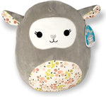 Squishmallows 12" Easter Elea the Grey Lamb with Floral Belly