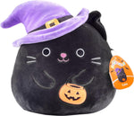 Squishmallows 8" Calio the Black Cat with Witch Hat