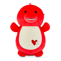 Squishmallows 10" Valentines HugMees Duster the Dinosaur