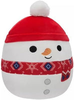 Squishmallows 8" Manny the Snowman with Red Hat