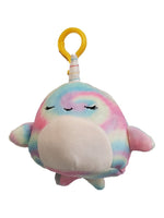 Squishmallows 3.5" Clip-On Ter the Narwhal