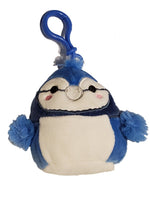 Squishmallows 3.5" Clip-On Babs the Bluejay