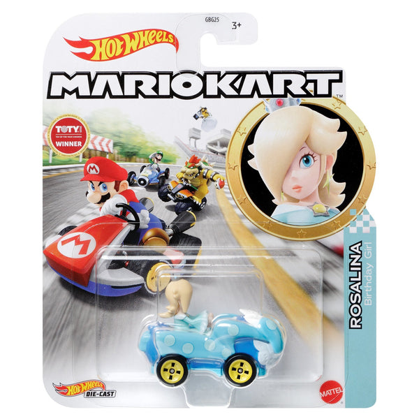 Hot Wheels Mario Kart Rosalina Birthday Girl Vehicle