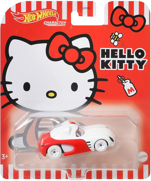 Hot Wheels Character Cars Hello Kitty Red