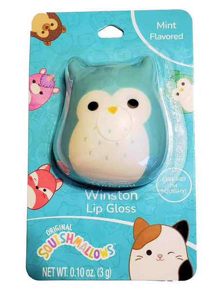 Squishmallows Squishy Shaped Lip Gloss Mint Flavored Winston