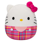 Squishmallows 10" Hello Kitty Red Plaid