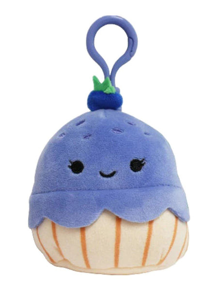 Squishmallows Breakfast Squad 3.5" Clip On Jova the Blueberry